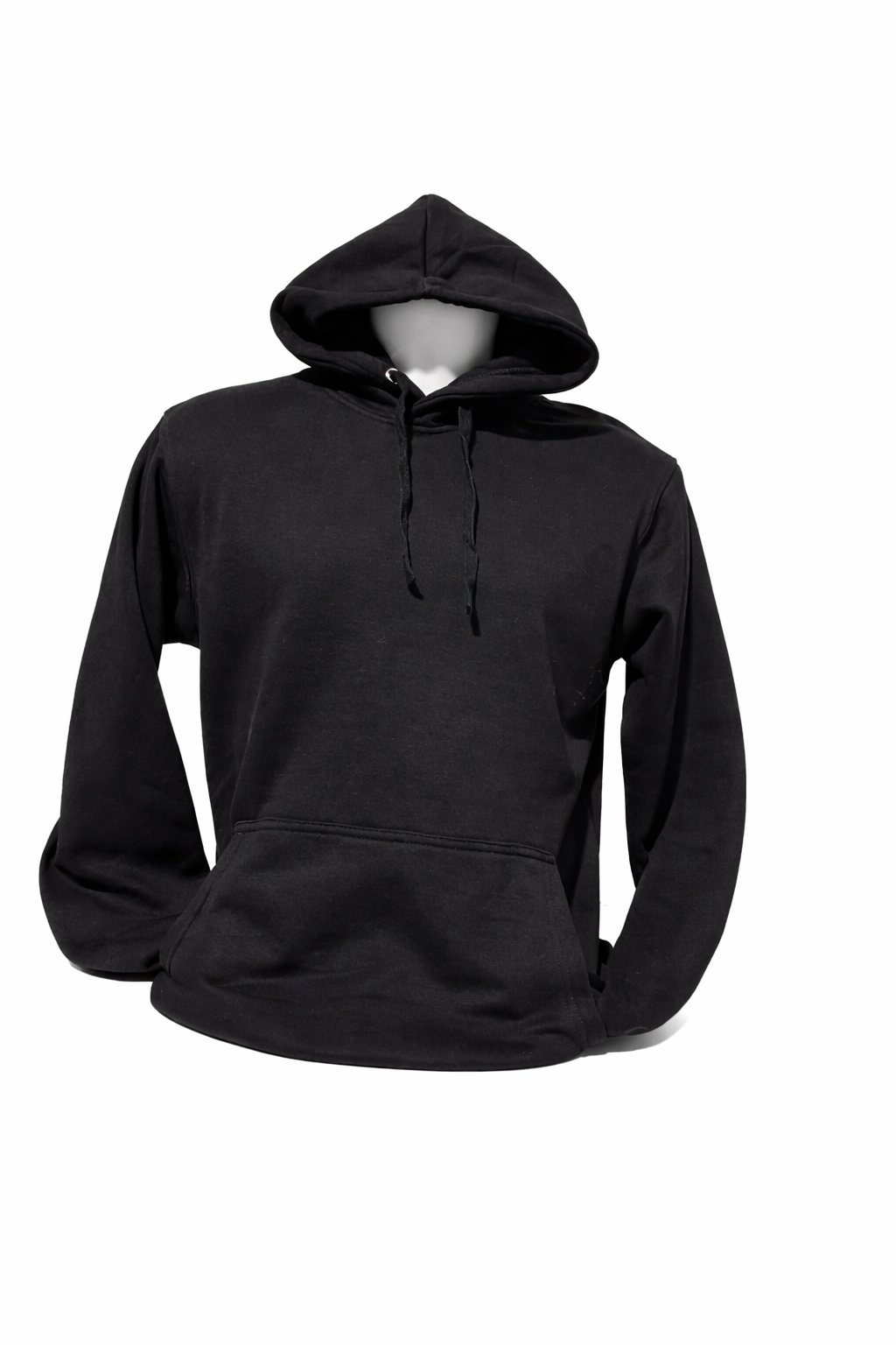 (12 pack, same size) Black Heavy cotton hoodies – -Sweats à capuche en coton lourd – Noir (paquet de 12, même taille)